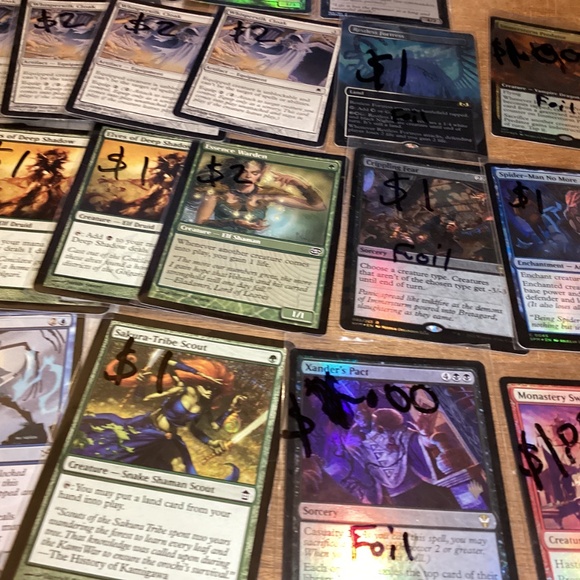 42 Wizard of the Coast Magic The Gathering Cards 13 Foil and 29 regular - Picture 14 of 16